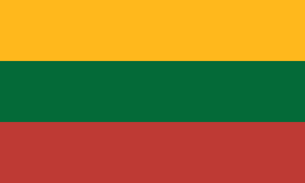 Flag for Lithuania